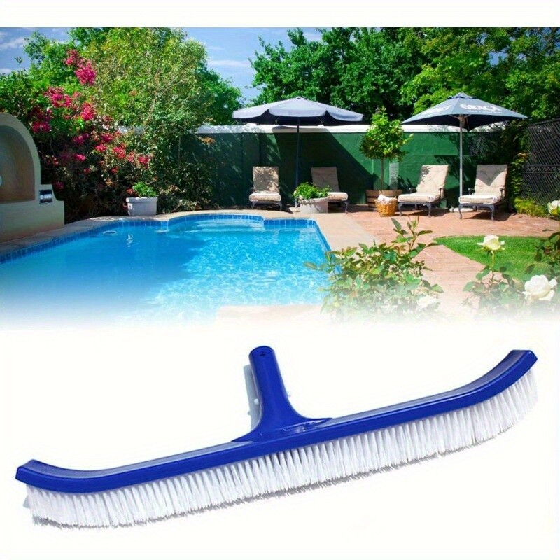 17 Inch Swimming Pool Brush Portable Design for Cleans Walls, Tiles & Floors