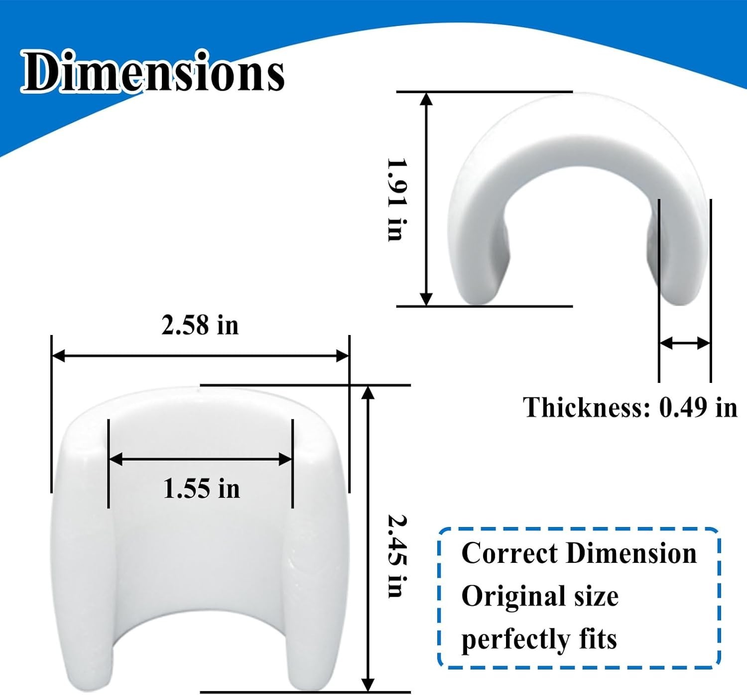 Pool Cleaner Hose Floats – 2.45″ Diameter (4)