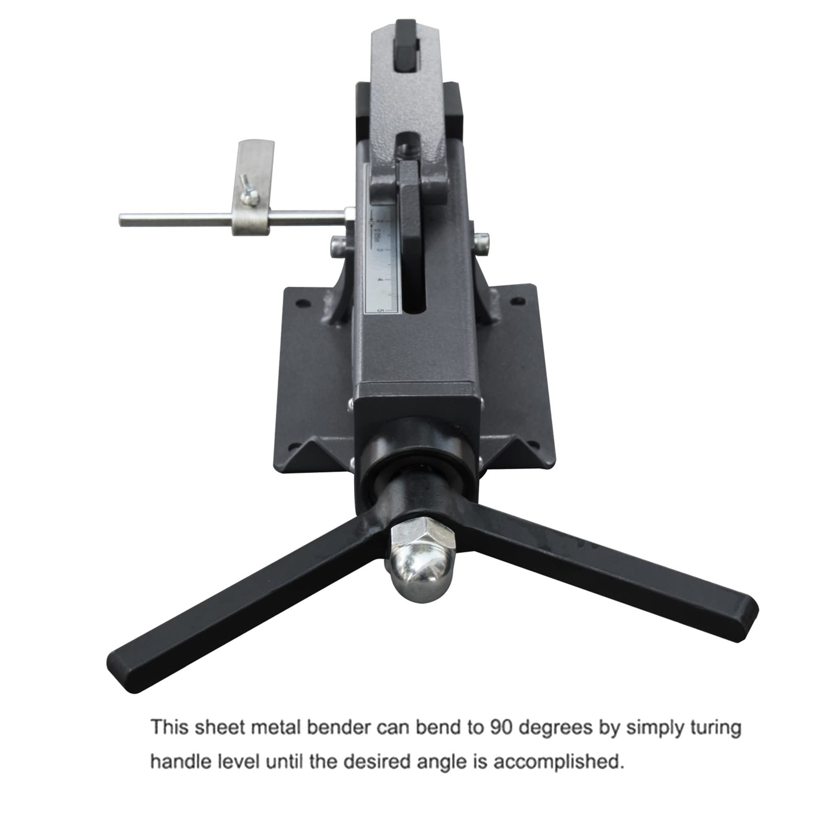 FB-4 Flat Steel Metal Brake Bender, 4-Inch Hand Operated Steel Bending Brake, 2.