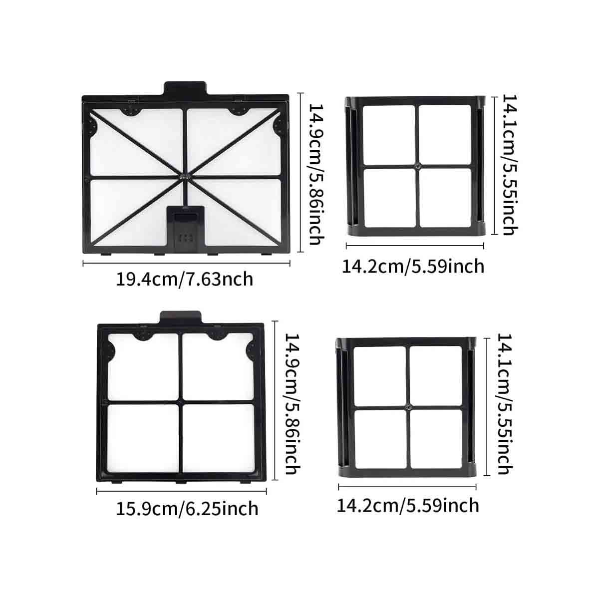 Fine Filter Panels Replacement Part for Dolphin Active T15, 15, T25, E10