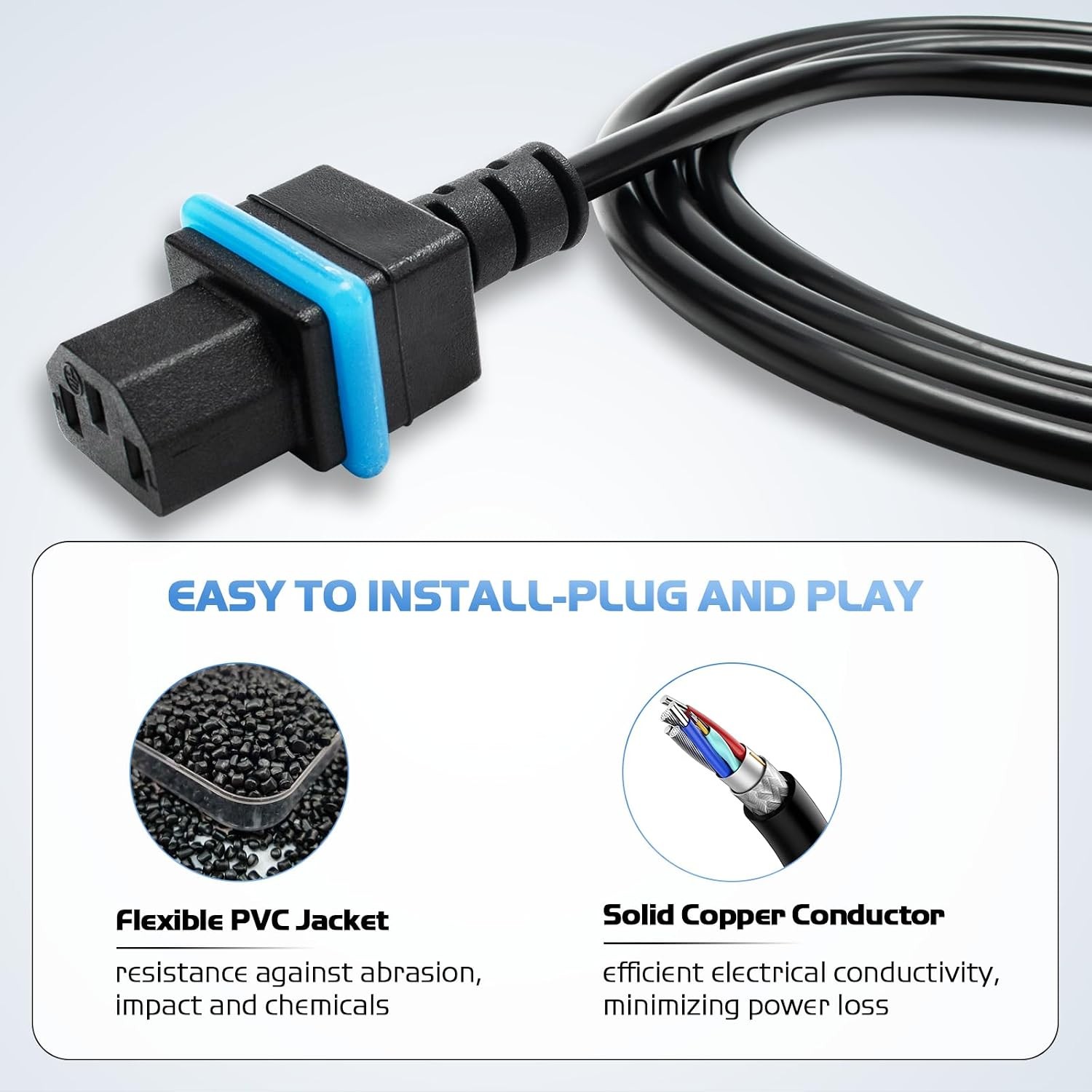 Maytronics Dolphin Compatible 58984402L Power Cord for Pool Cleaner Supply