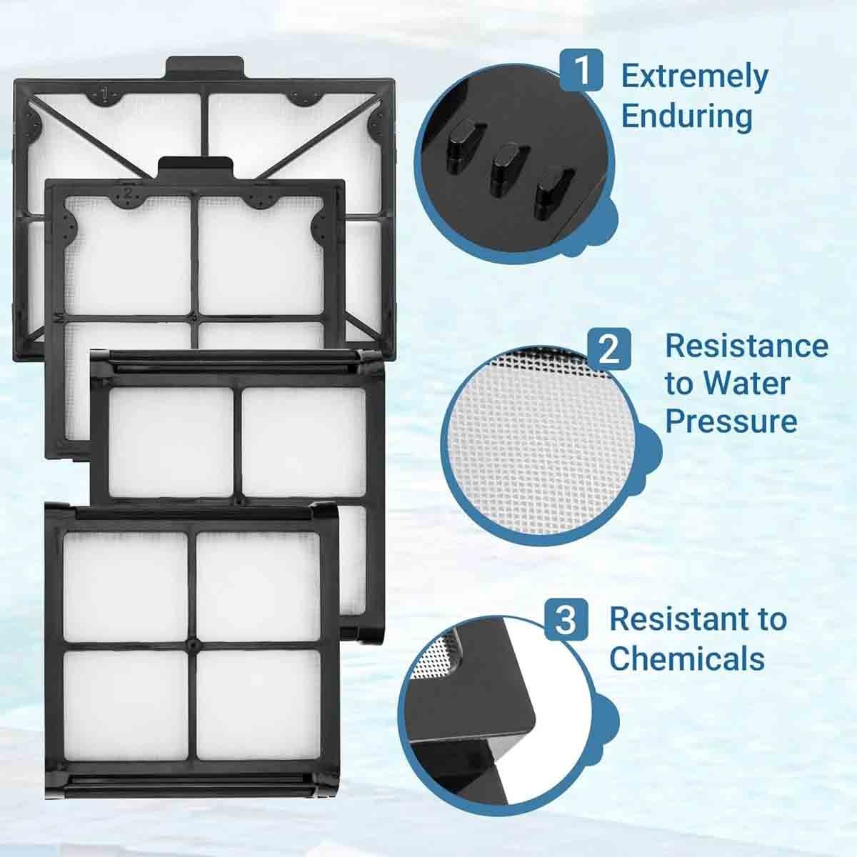Fine Filter Panels Replacement Part for Dolphin Active T15, 15, T25, E10
