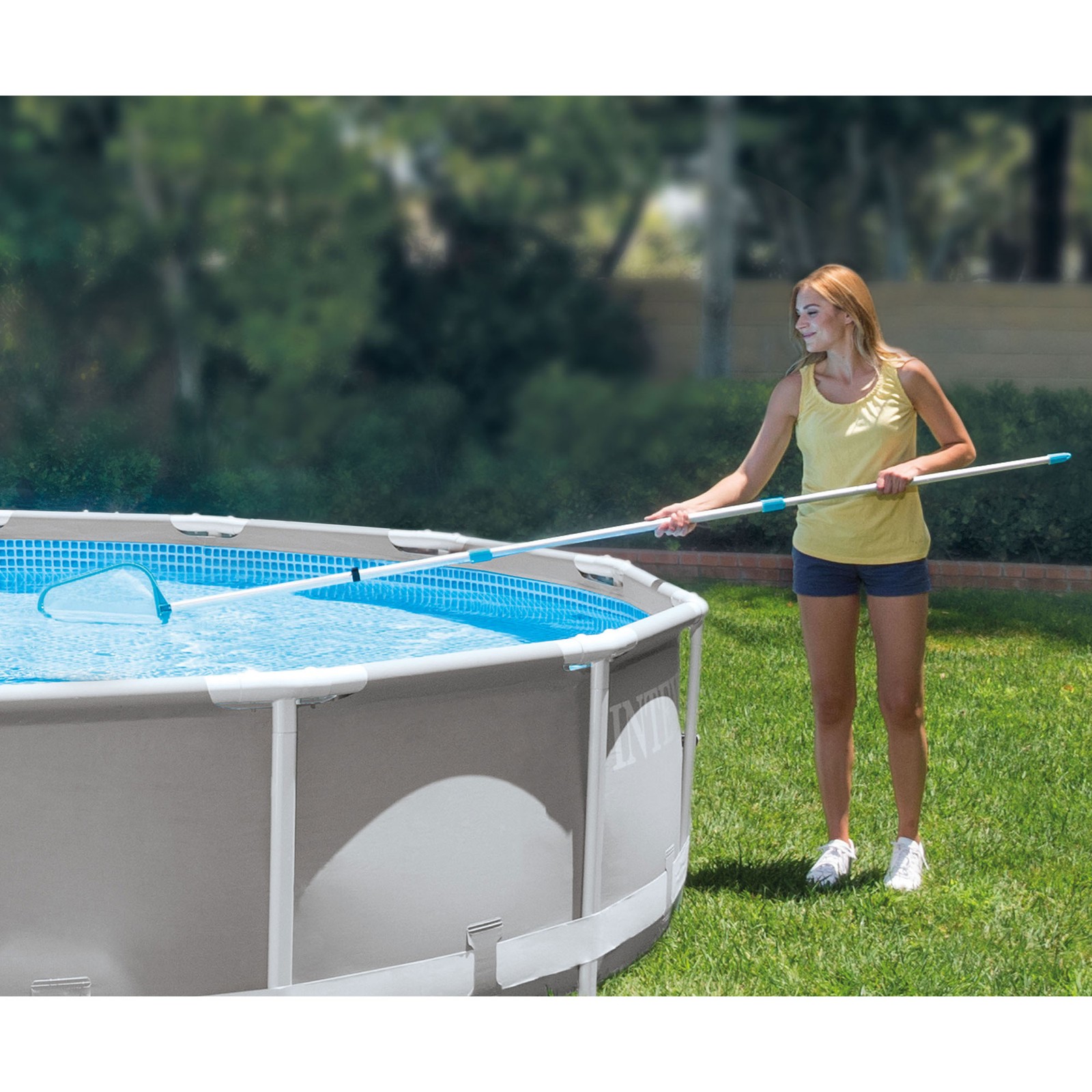 Intex Cleaning Maintenance Pool Kit w/ Vacuum & Pole (Open Box) (2 Pack)