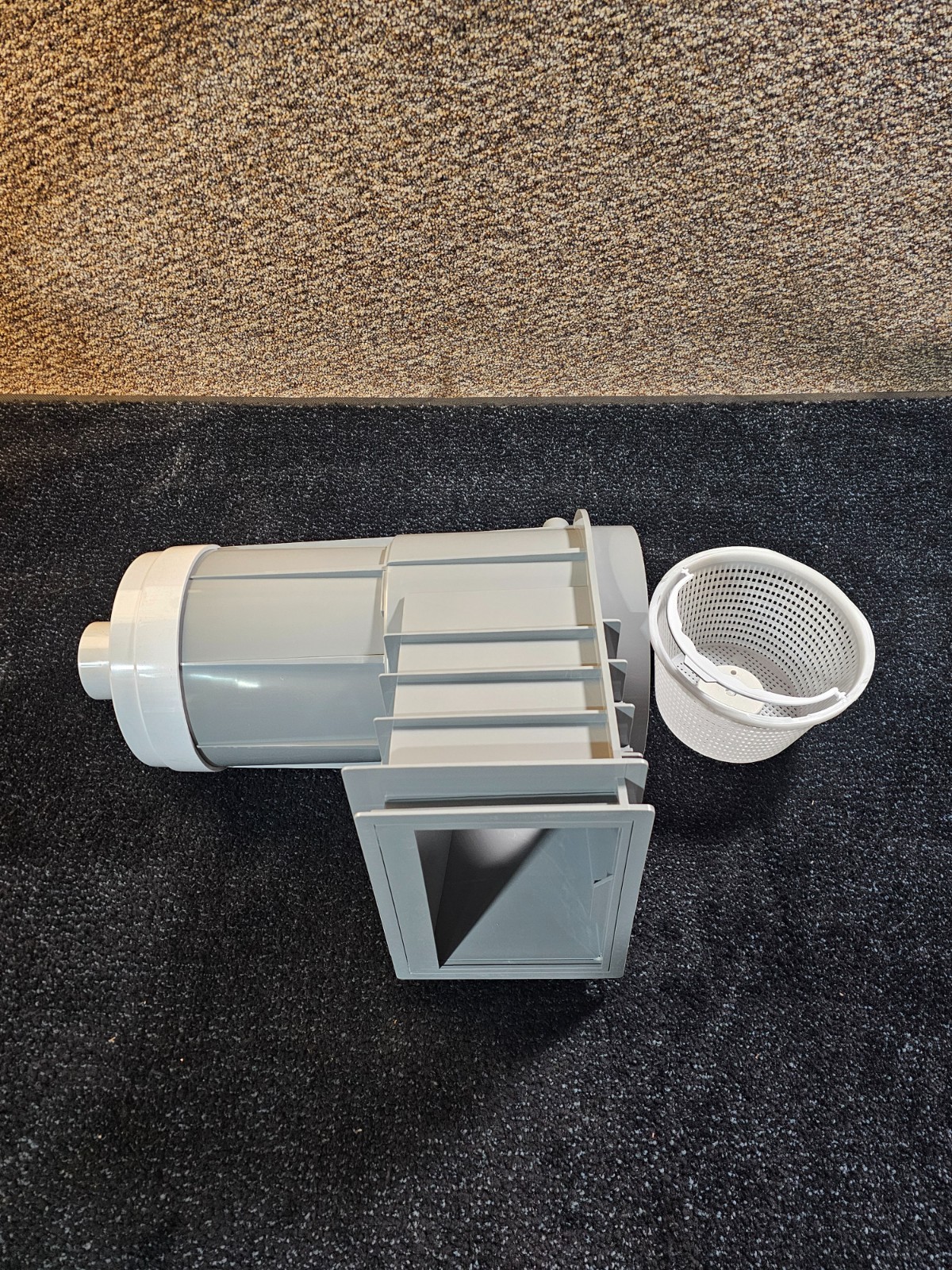 CMP 25140-211-500N 2″ Socket x 2.5″ Spigot Gray Single Port Inground Skimmer