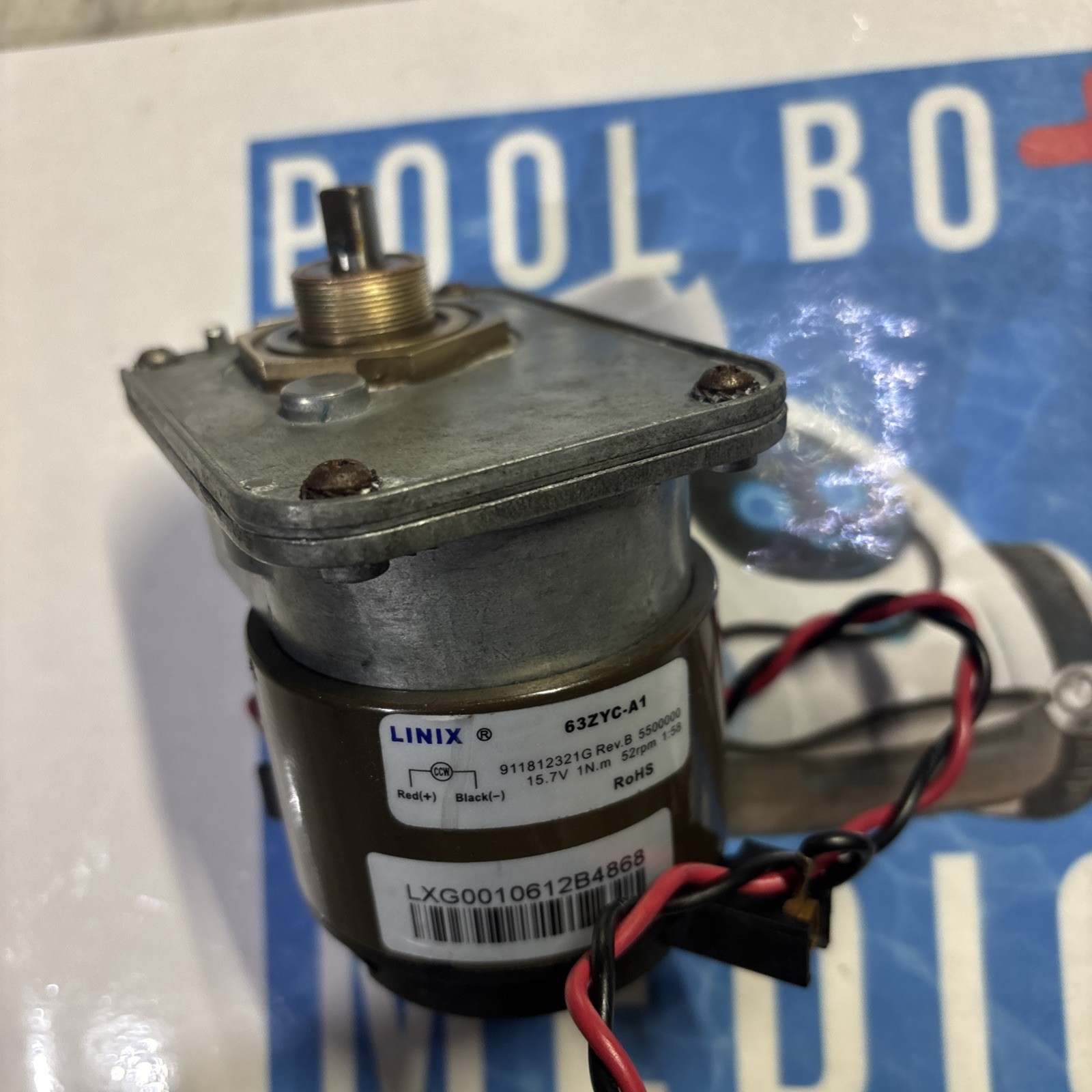 $100 1 Year W Reman Linuix MAYTRONICS DOLPHIN MOTOR GEARBOX 63ZYC-A1 5500000