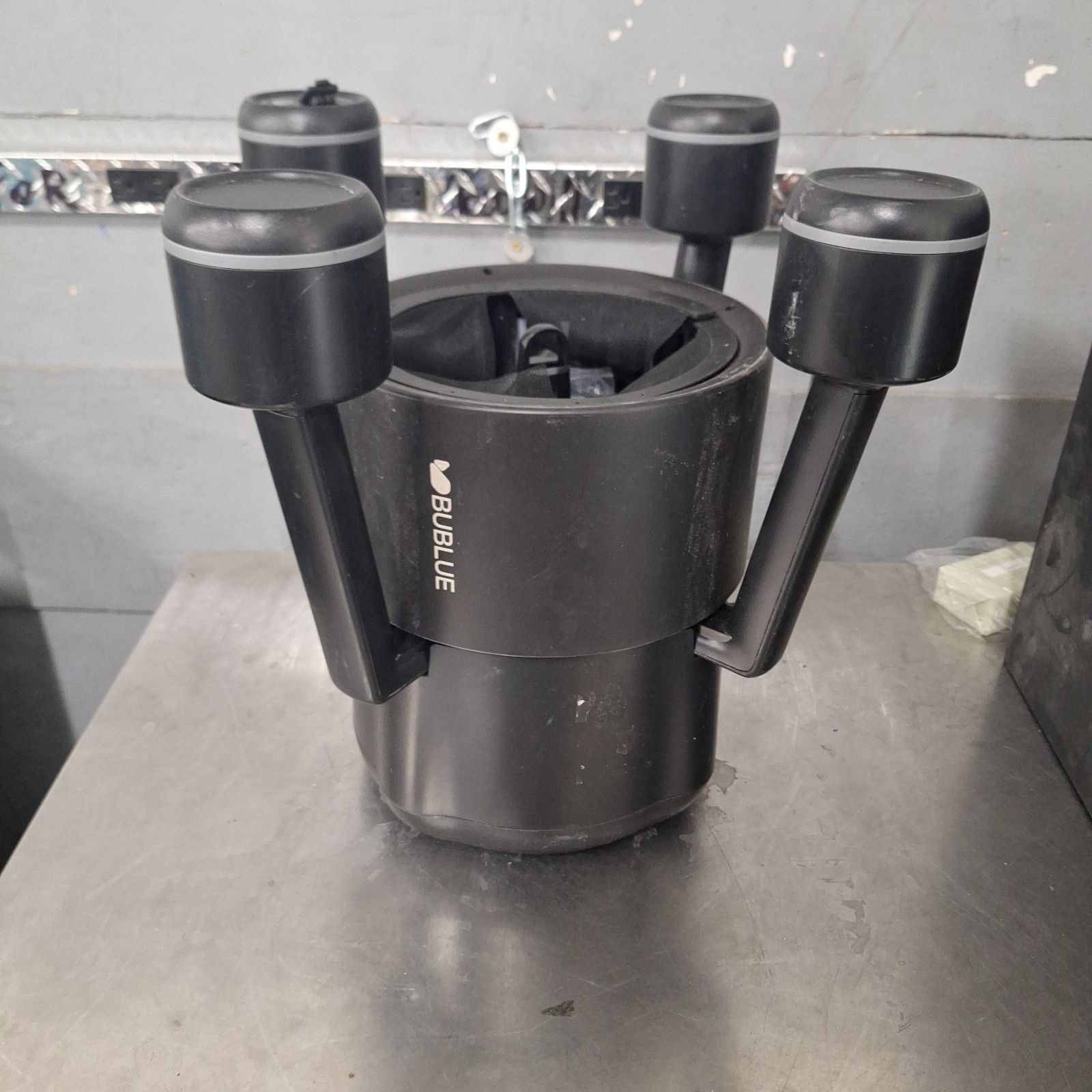 BUBLUE F10 Robotic Surface Skimmer, Pool Cleaner with Powerful Suction, Dual Mot