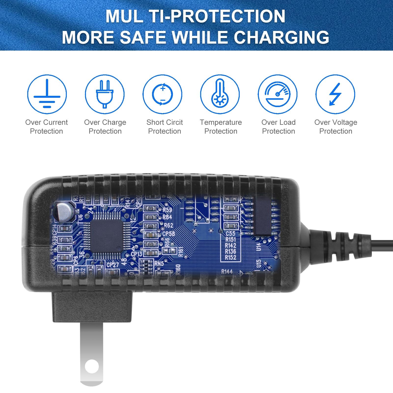 12.6V Pool Vacuum Cleaner Charger for AIPER Seagull 600 SE 1000 HJ1103J for…
