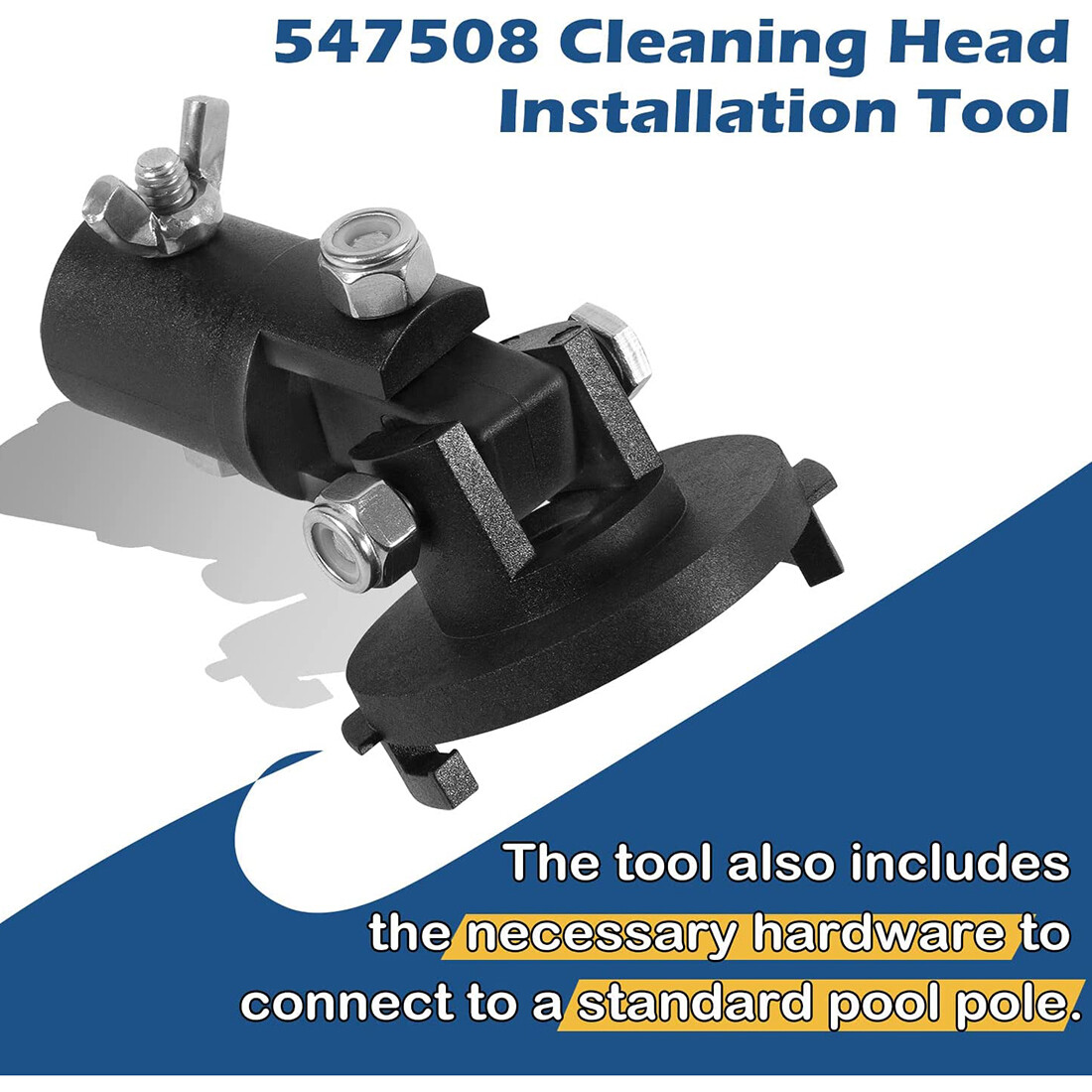 547508 Cleaning Head Plastic Install Removal Tool for Gamma 3 4 2 Prong Pop Up