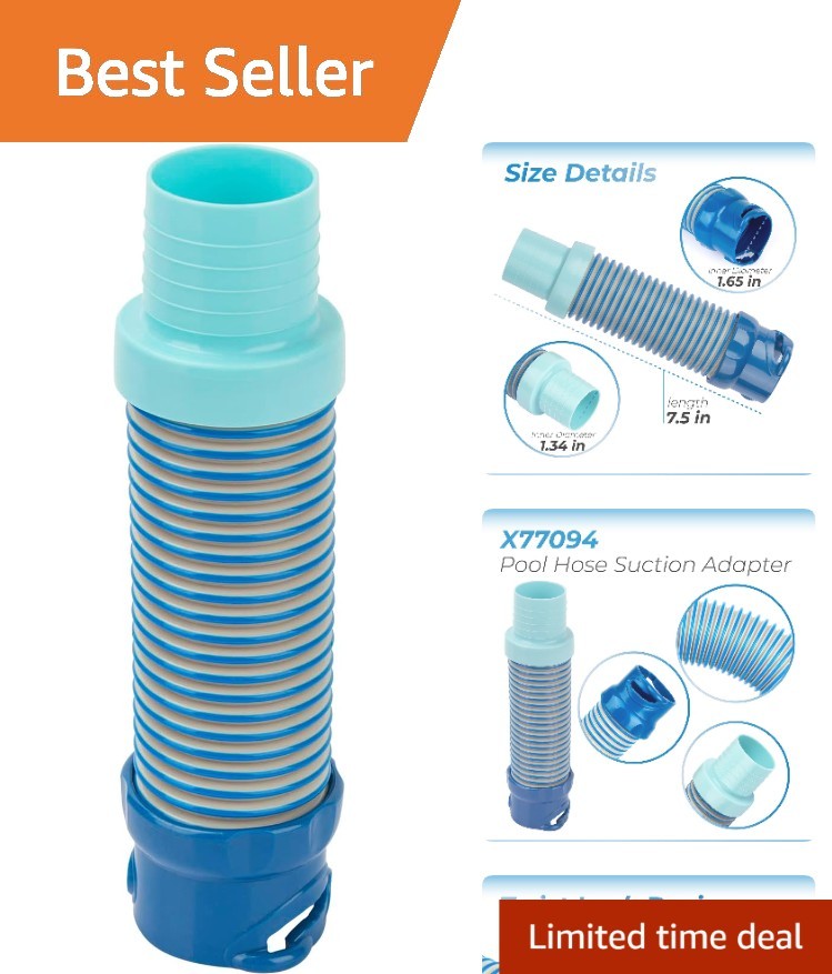Durable Twist Lock Pool Vacuum Adapter for Baracuda and Zodiac