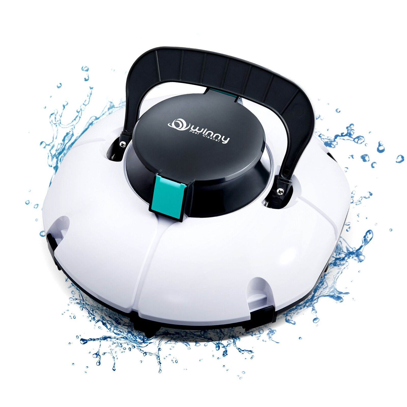 Winny Pool Cleaner Cordless Pool Vacuum Cleaner Robotic 80Mins in/above Ground