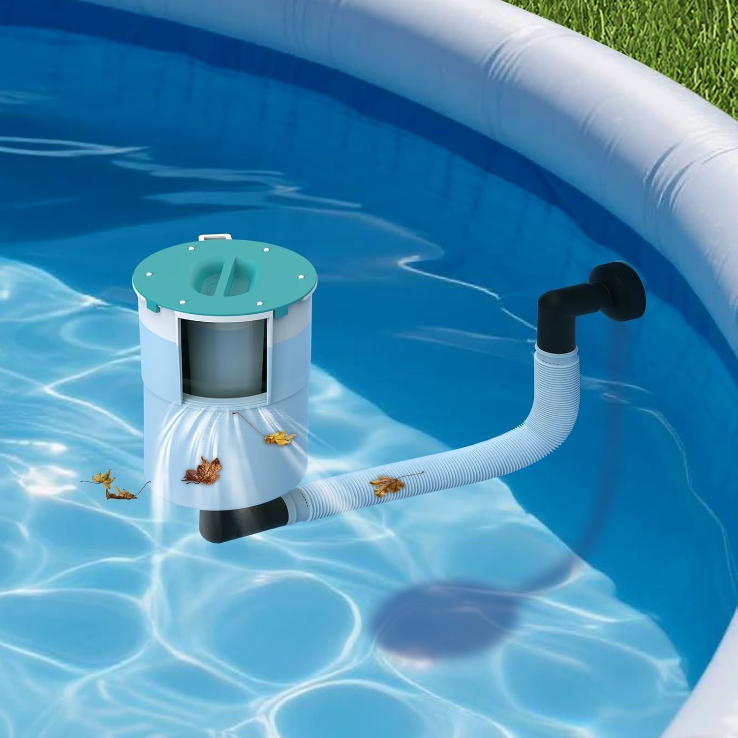 Swimming Pool Wall Mount Surface Skimmer Above Ground Pool Debris Cleaner Basket