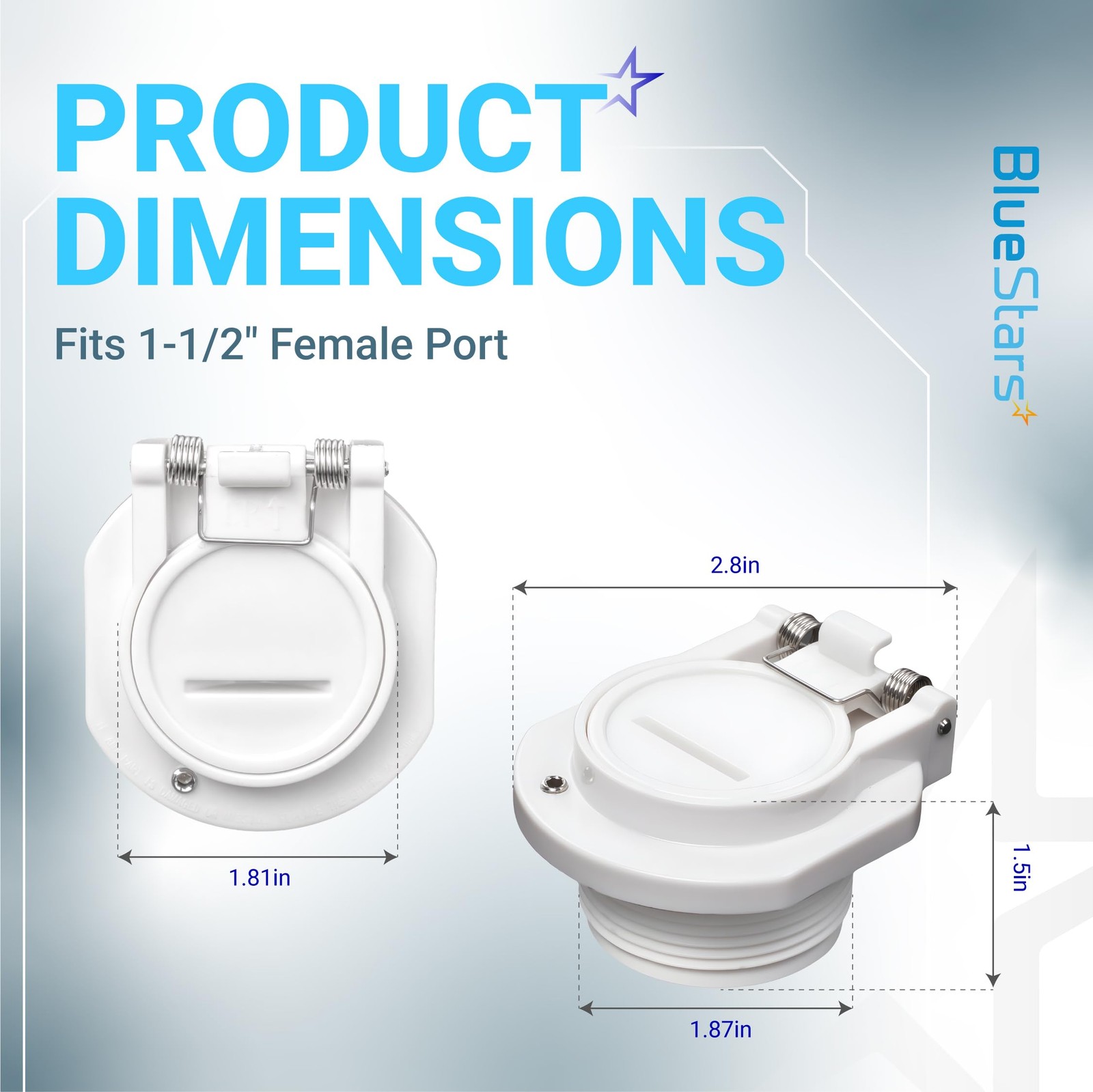 W400BWHP Free Rotating Vacuum Lock Safety Wall Fitting – Fit for Zodiac, Hayw…