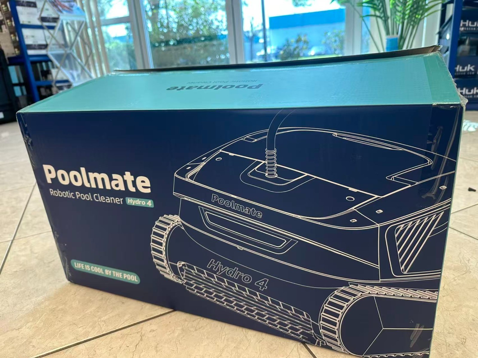 Poolmate Hydro 4 Inground Pool Vacuum Cleaner 50ft Corded for Floor, Wall Clean