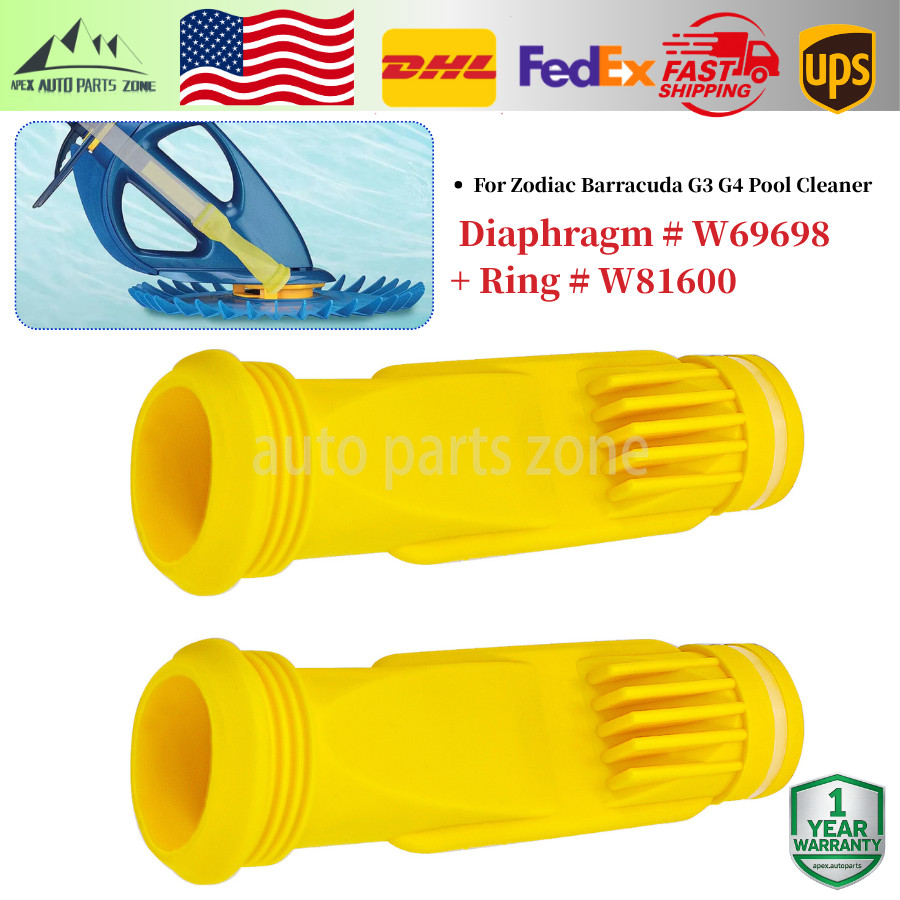 New Diaphragm W69698 + Ring W81600 For Zodiac Barracuda G3 G4 Pool Cleaner