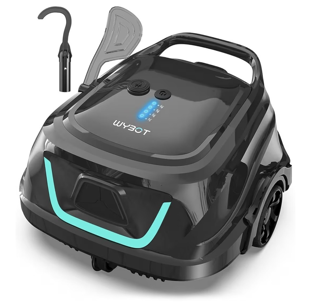 WYBOT A1 Cordless Robotic Pool Cleaner, Automatic Pool Vacuum for Above Ground
