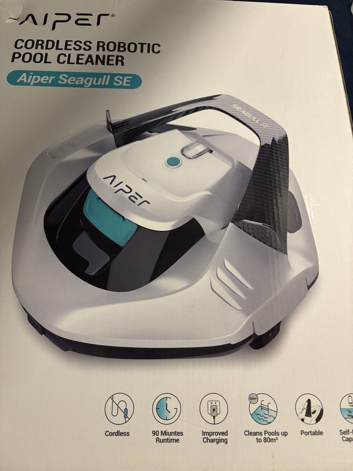 Aiper Seagull SE Cordless Robotic Pool Cleaner White