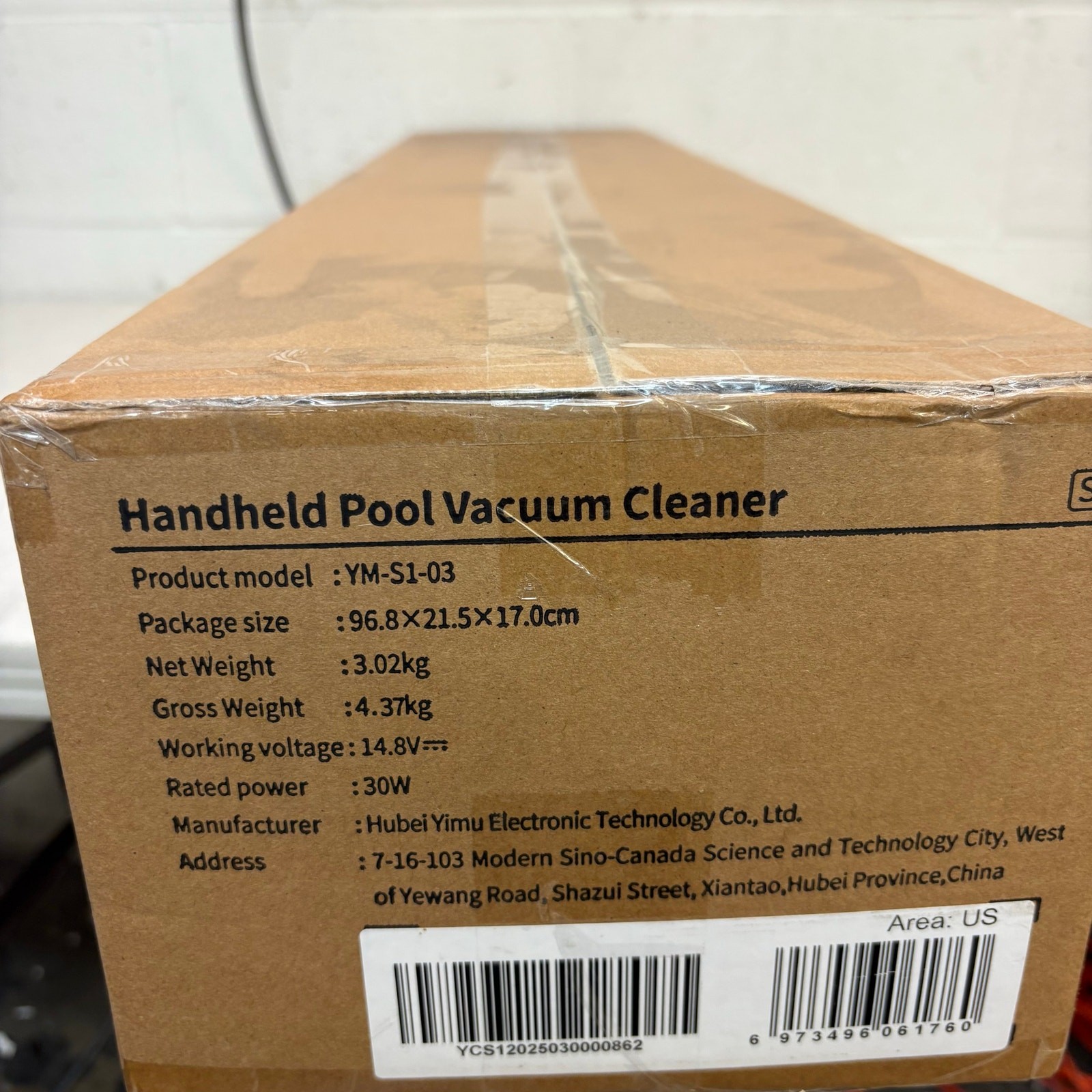 Lydsto Handheld Pool Vacuum w Telescopic Pole, Rechargeable, Strong Suction