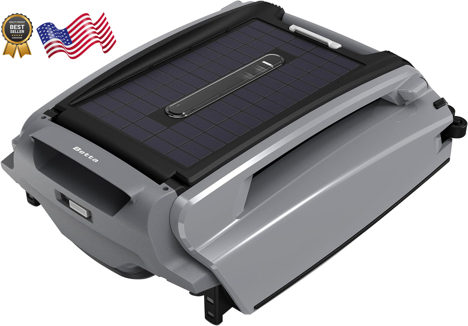 Betta SE Plus Solar-Powered Robotic Pool Skimmer with 24/7 Continuous Clean
