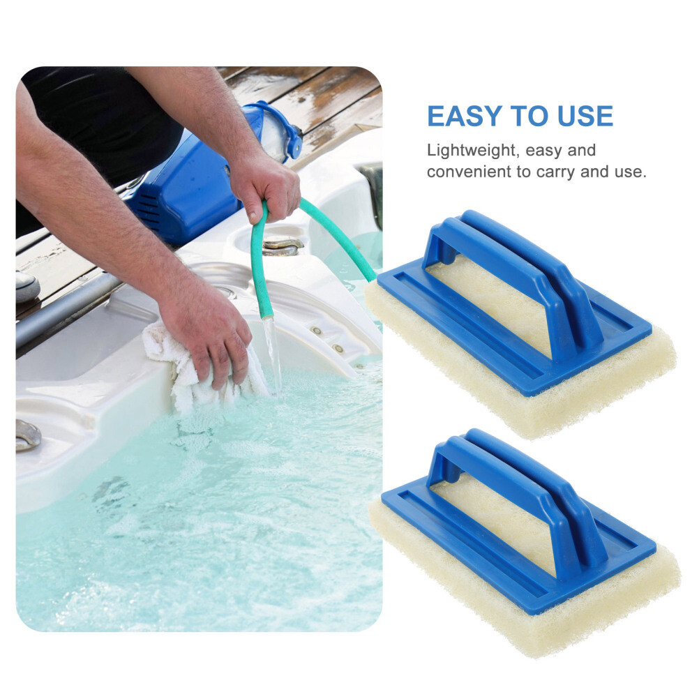 2pcs tile scrub tub scrubber comfort grip scrub brush Bathroom Floor