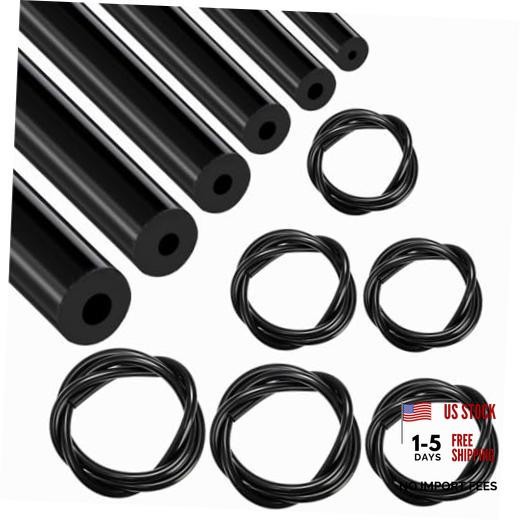 6 Pieces Silicone Vacuum Hose Automotive, 1/8″ 5/32″ 3/16″ 1/4″ 5/16″ 3/8″