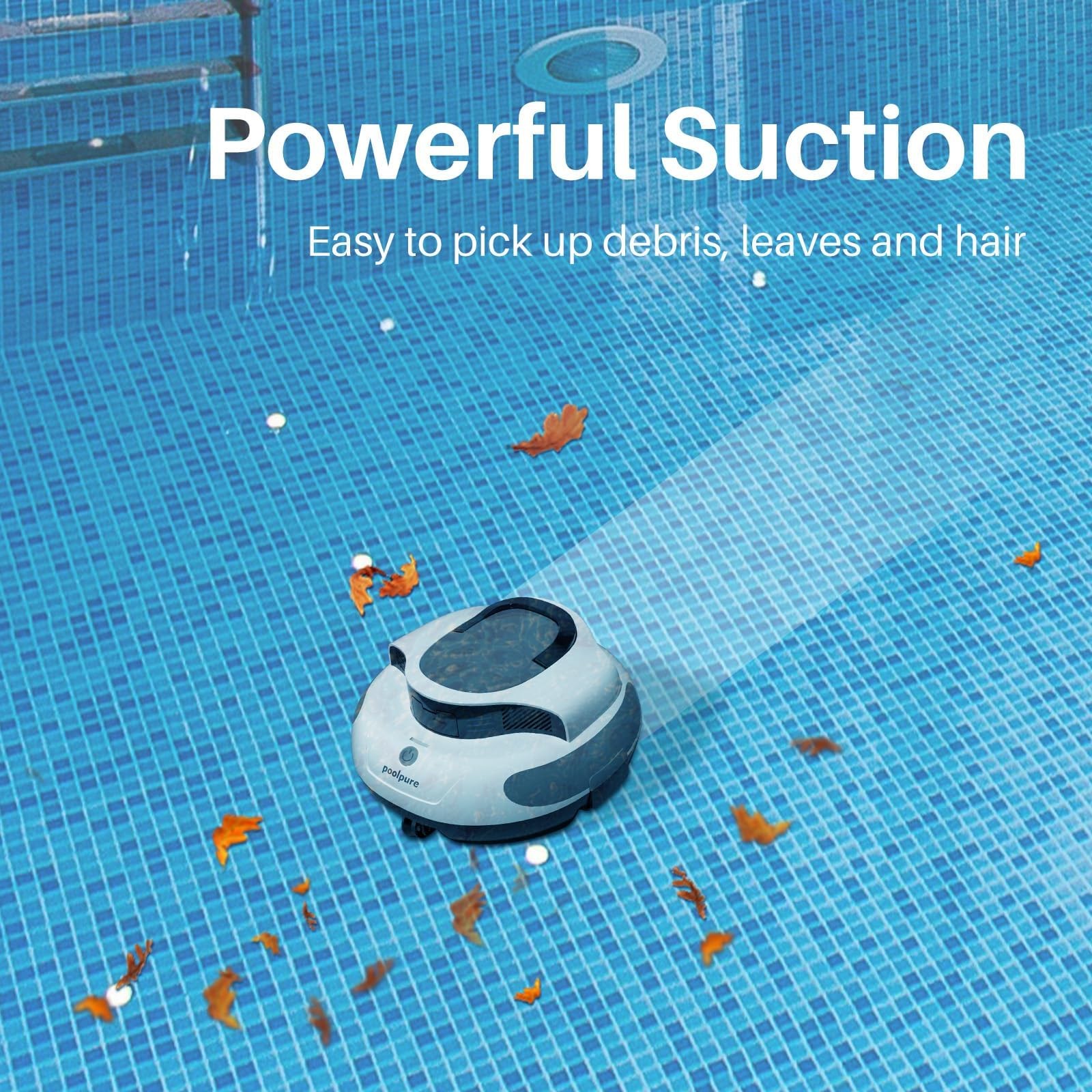 Self-Parking Automatic Pool Vacuum for up to 35 Ft Inground & Above-Ground Pools