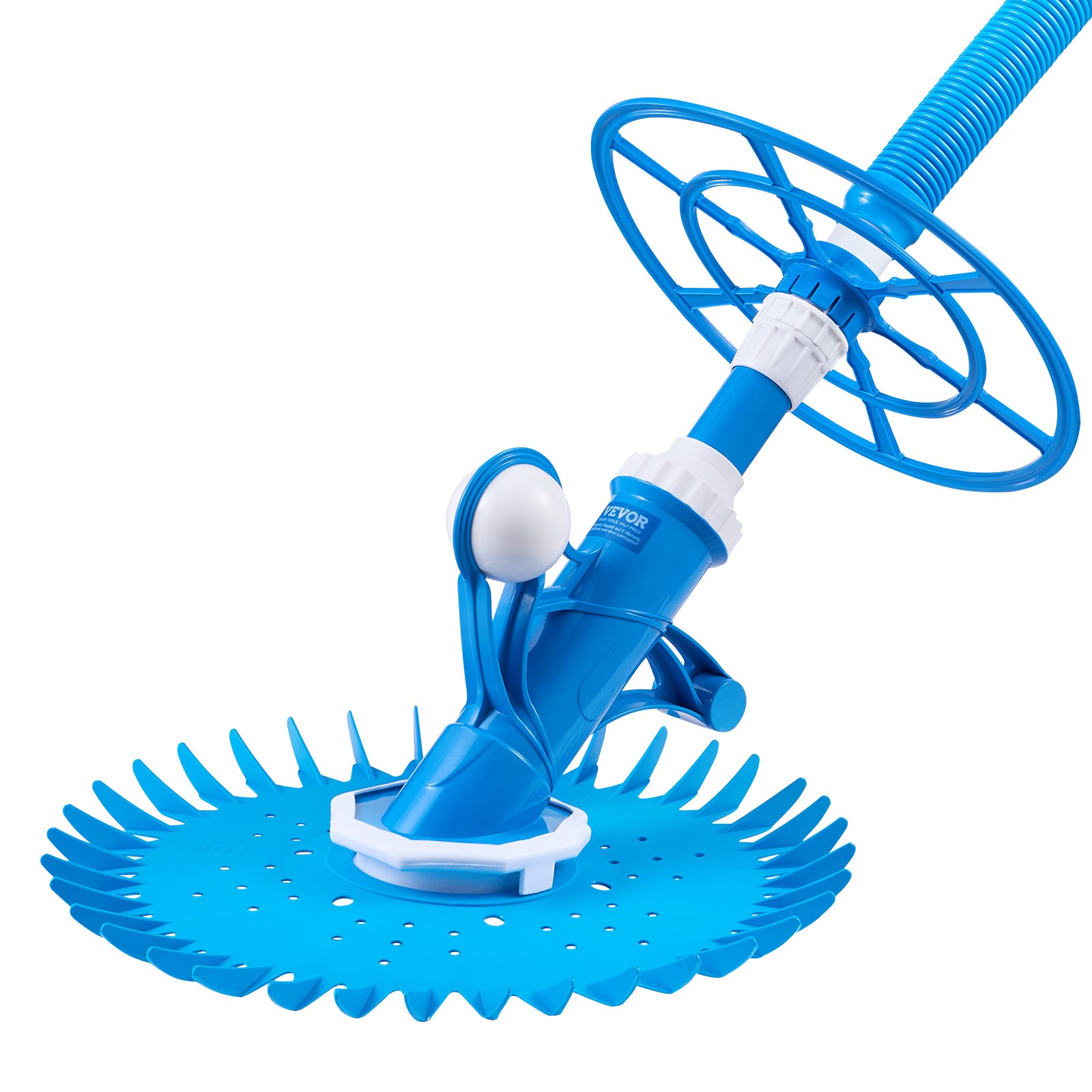 VEVOR Suction Pool Cleaner Vacuum Cleaner 12 Hoses for In/Above-ground Pool