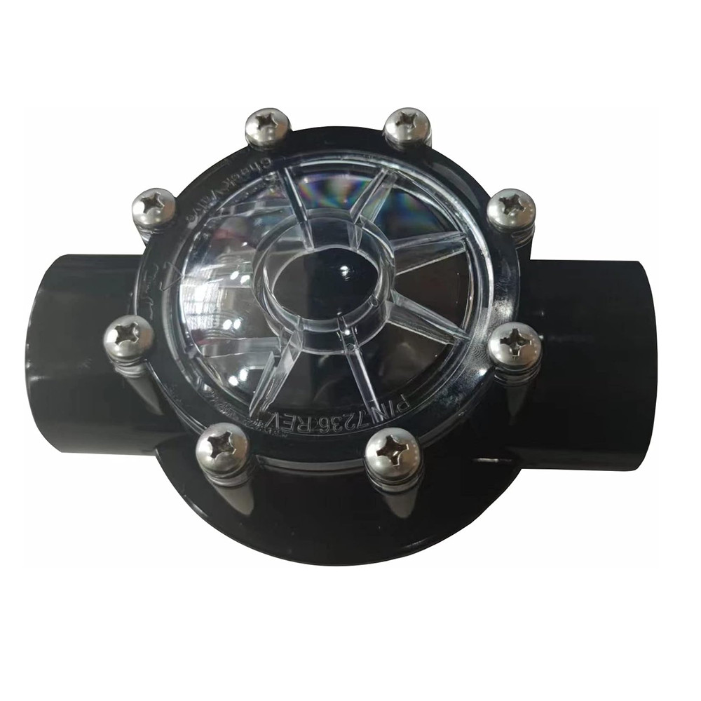 7235 180-DGREE Check Valve for Pool Pumps 1-1/2″ to 2″ PVC CPVC High Flow 170GPM