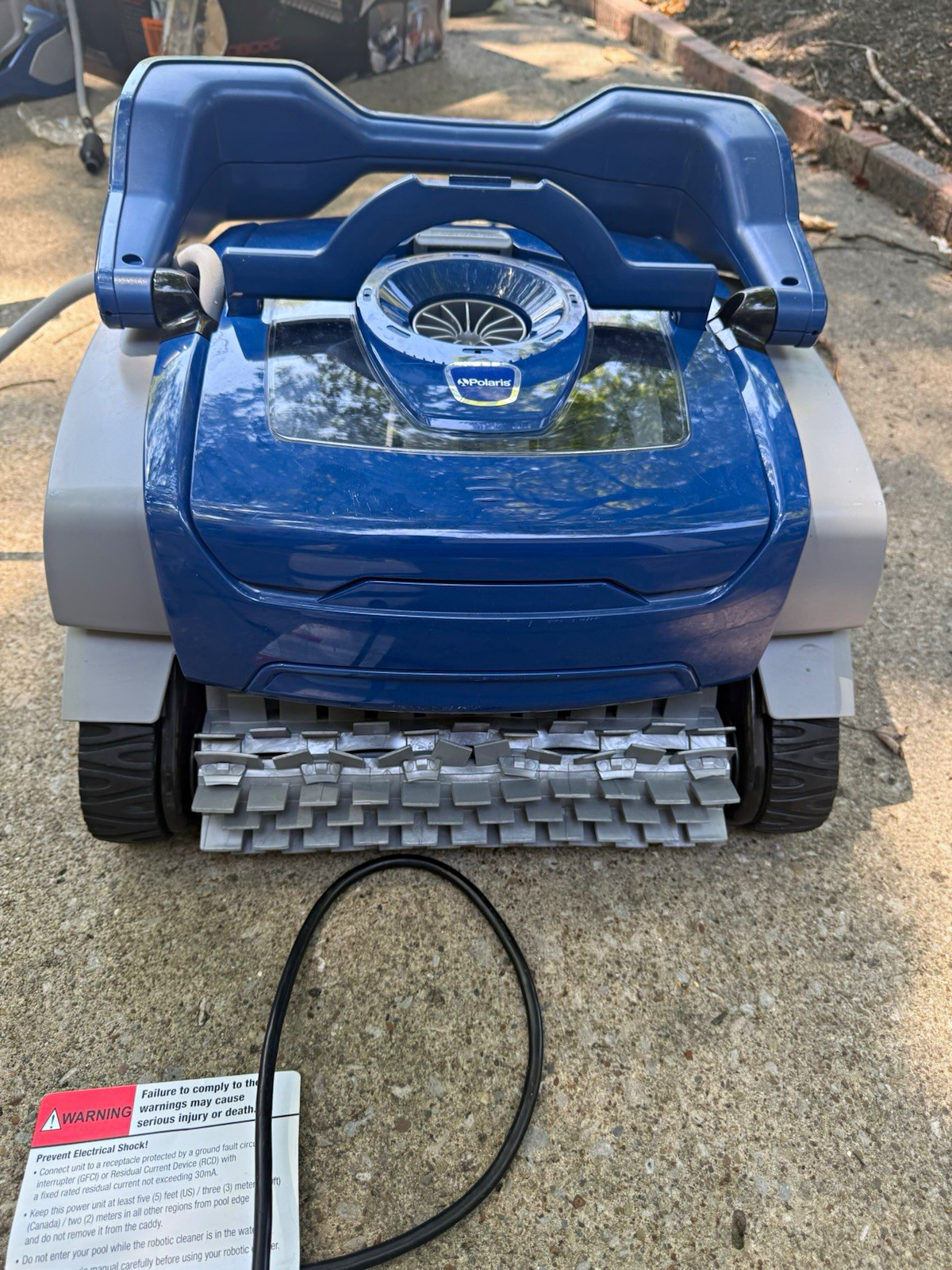 Polaris F8050 Robotic Pool Cleaner Blue/Gray Surface Control w/ Control Unit