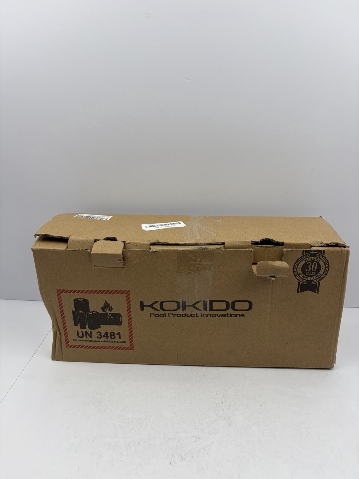 KOKIDO Cordless Handheld Pool Vacuum for Above Ground Pool, with 6ft Pole and 2