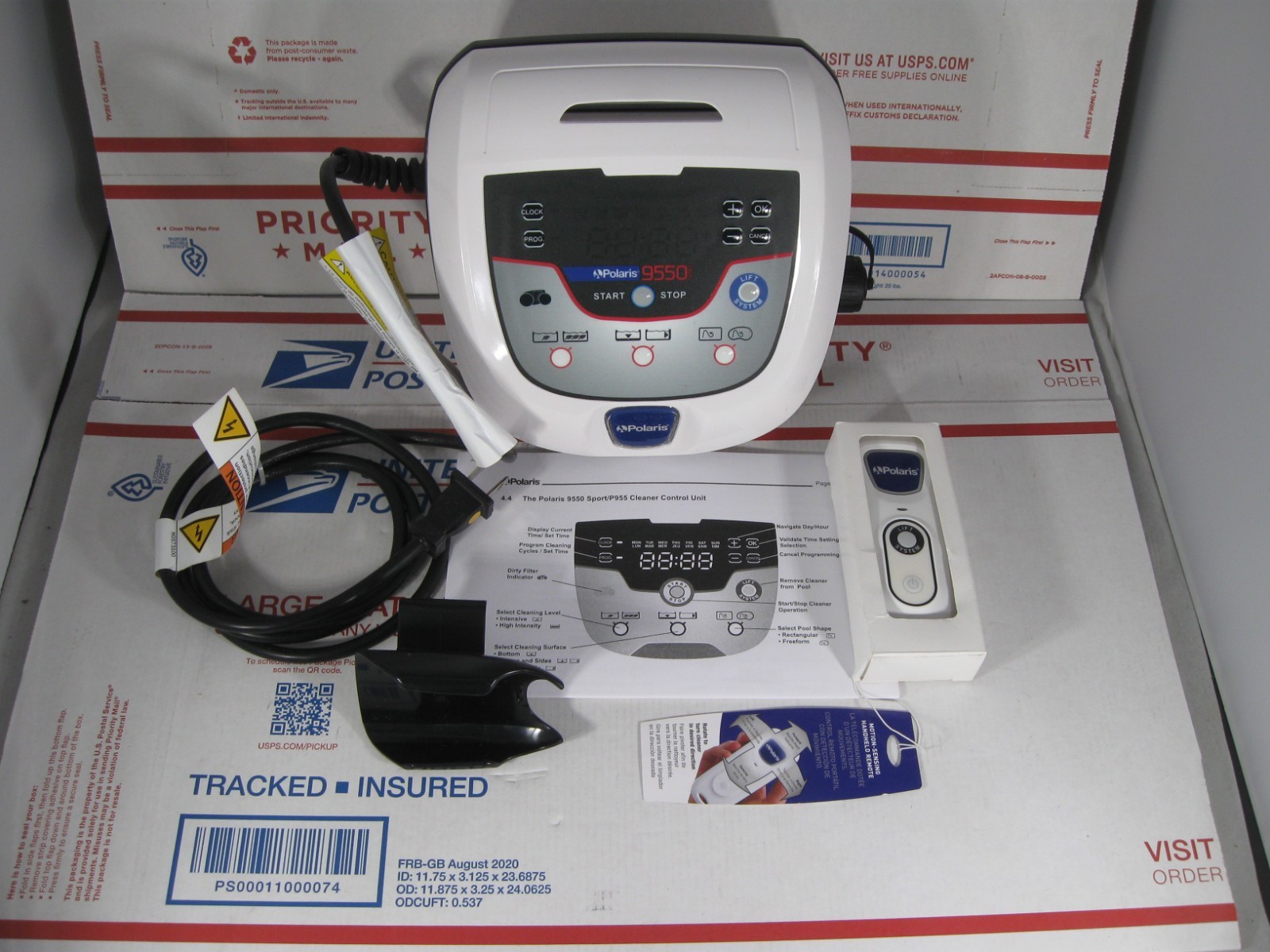 POLARIS 9550 POOL CLEANER CONTROL UNIT R0588300 WITH REMOTE CONTROL R0589000 NEW