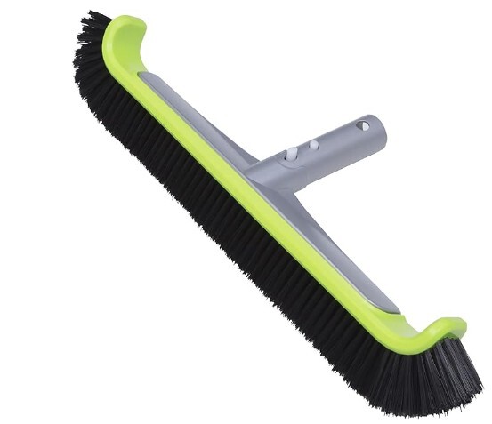 Pool Brush Head 17.5″ Heavy Duty Curved Edge for Swimming Pool Walls Floor Tile