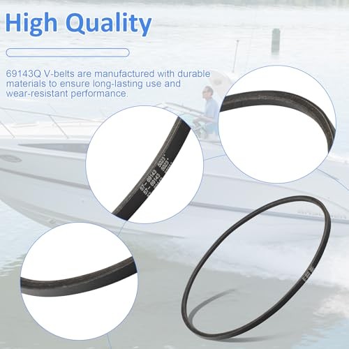 69143Q V-Belt for Mercury MerCruiser Stern Drive & Inboard 2.5 3.0 7.4 8.2 L