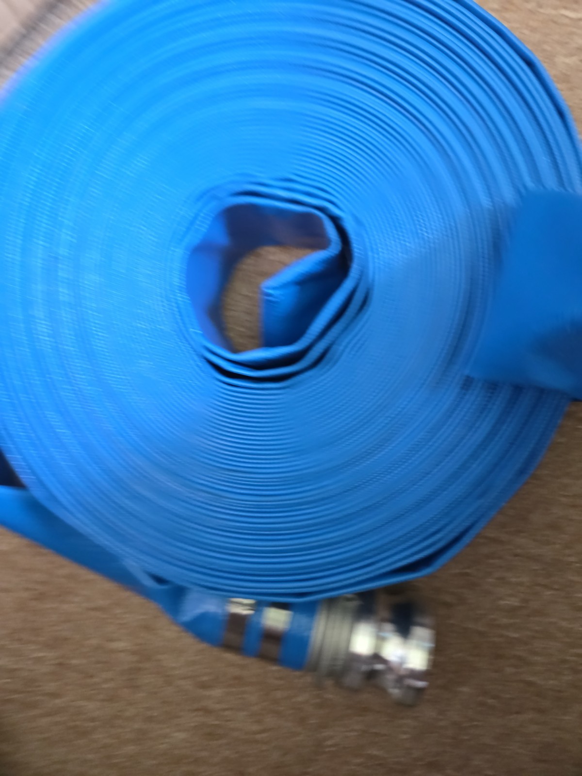 Backwash Hose PVC Discharge Hose 2 in x 100 ft with Camlock C & E Fittings