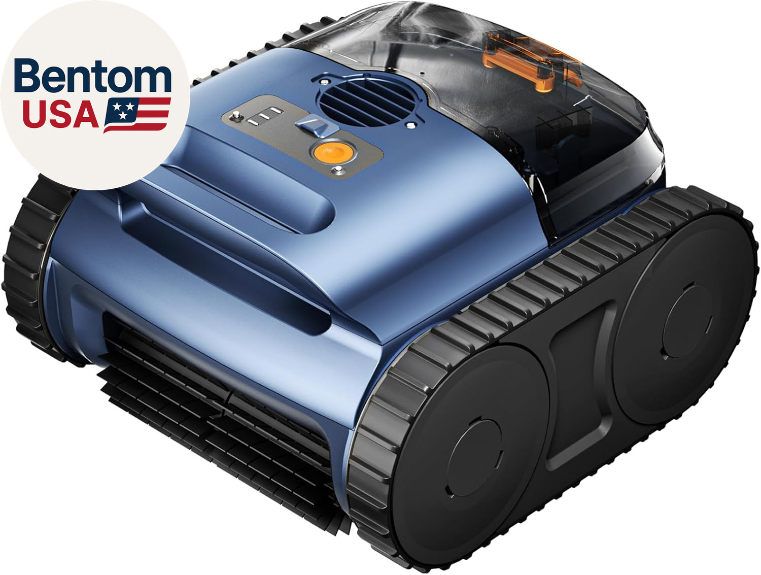 Cordless Robotic Pool Vacuum with Smarter Navigation & Track Drive, Dual 180W Br