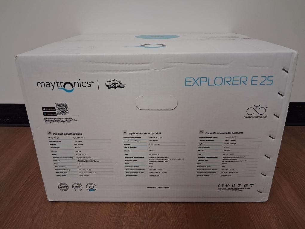 Maytronics Dolphin Explorer E25 Robotic Pool Cleaner WiFi MyDolphin Plus NEW