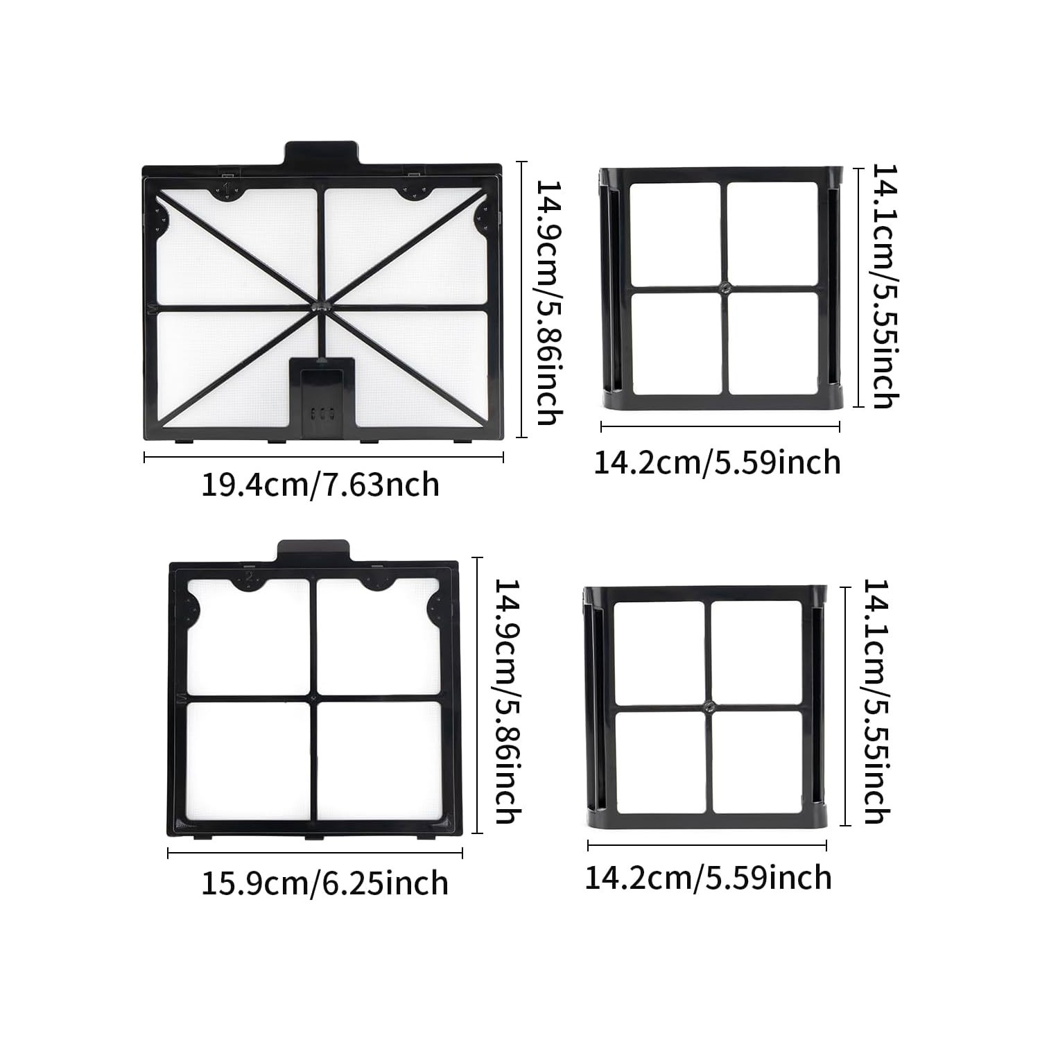 Fine Filter Panels Replacement Part for Dolphin Prowler 917, Warrior SL