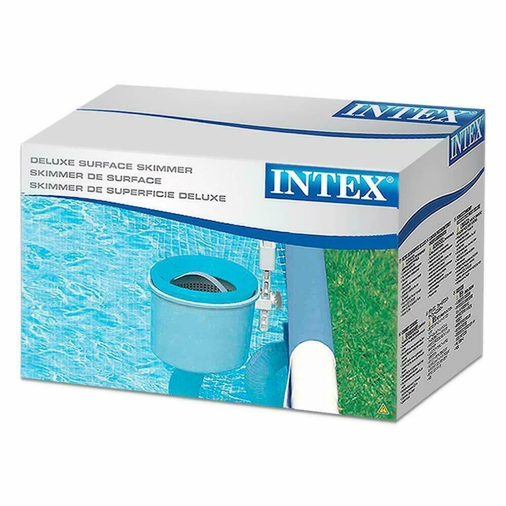 Intex Swimming Pool Deluxe Surface Skimmer Wall Mount Basket Above Ground Debris