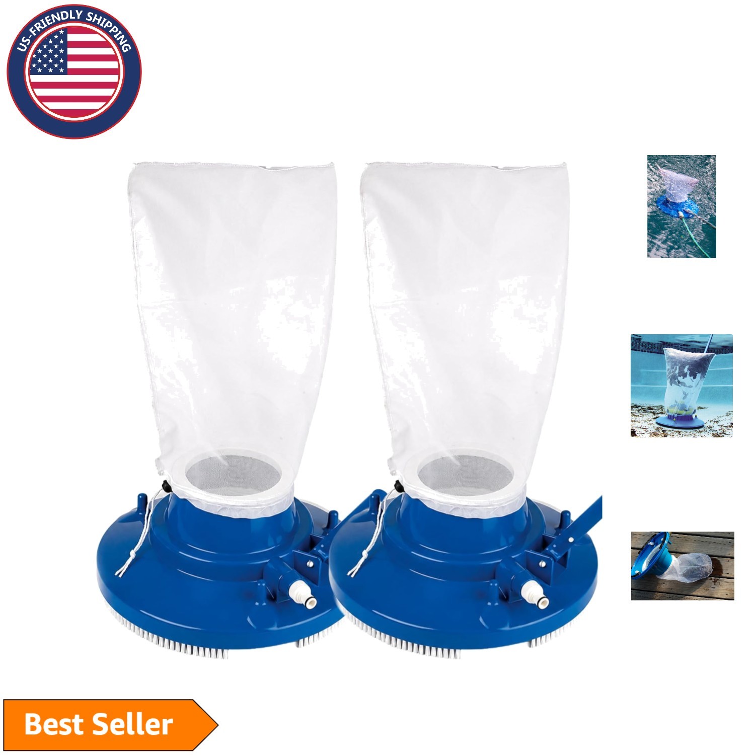 Cost-Effective Fine Mesh Bag for Leaf Vacuum – Secure Pull & Lock Fastening