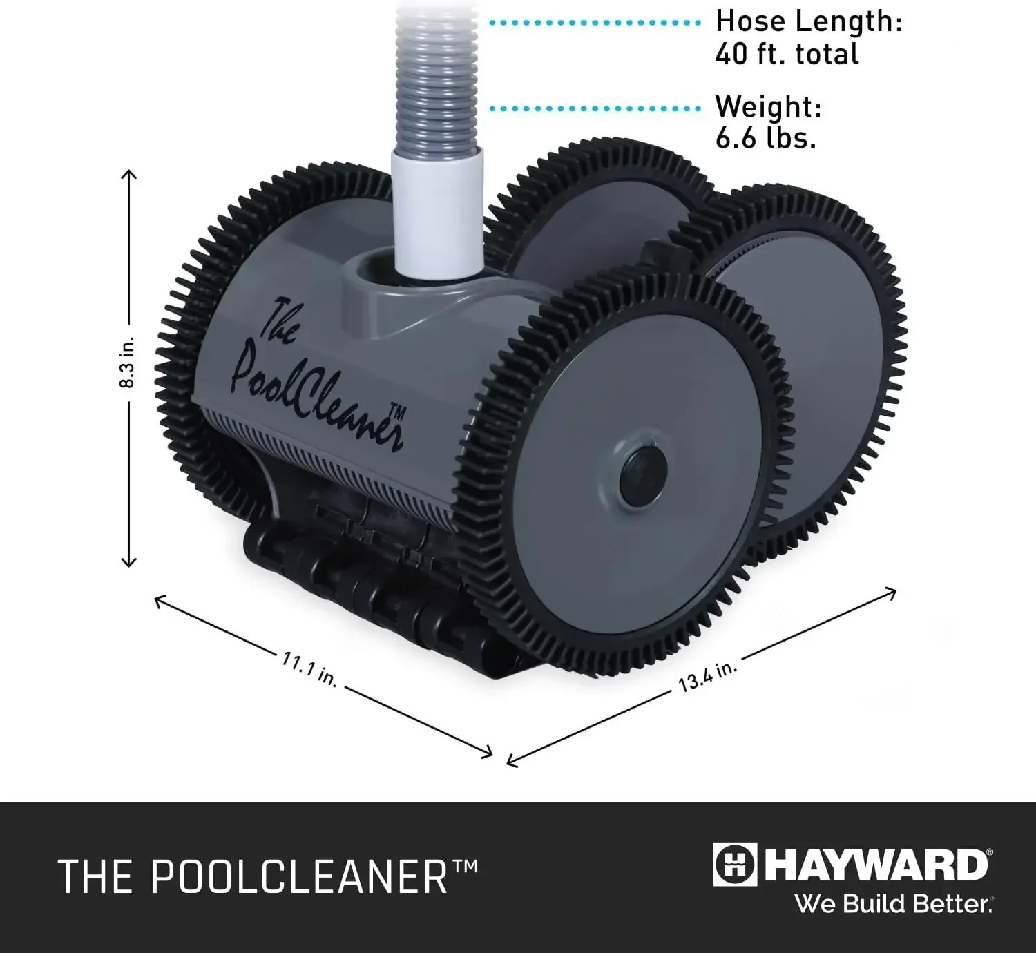 Hayward W3PVS20GST Poolvergnuegen Suction Pool Cleaner for In-Ground Pools up to