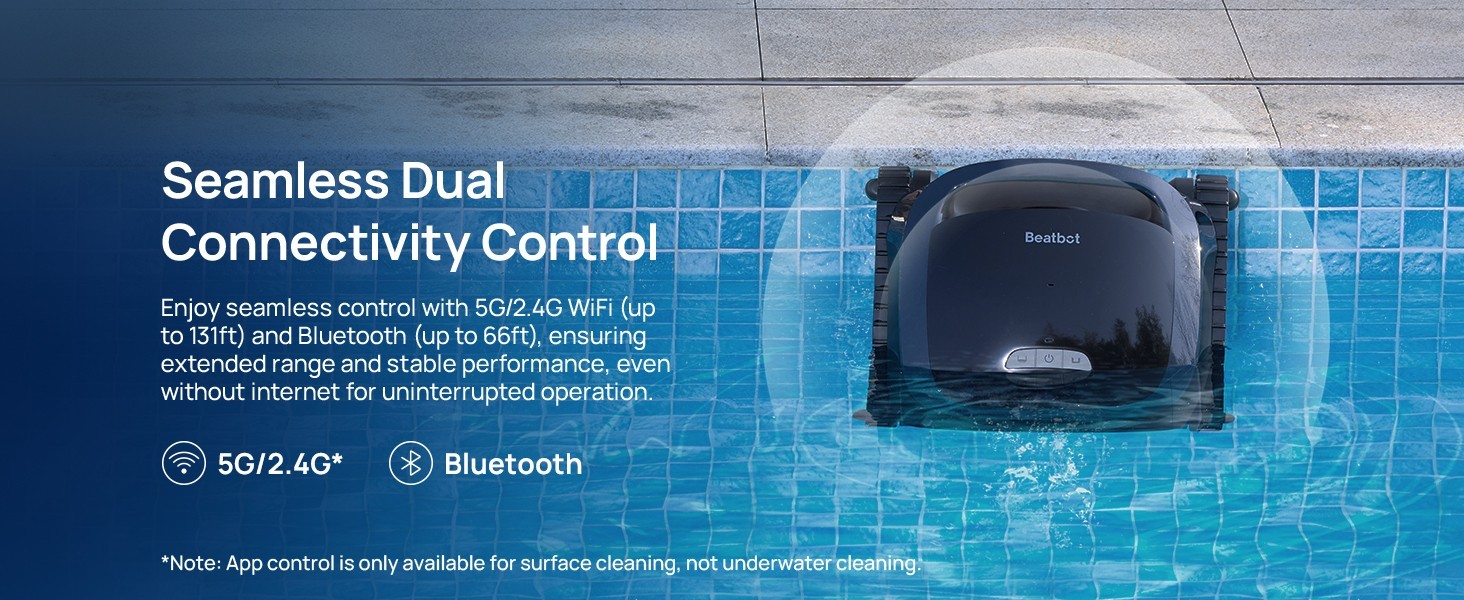Beatbot AquaSense 2 Cordless Robotic Pool Vacuum Cleaner ( Used )