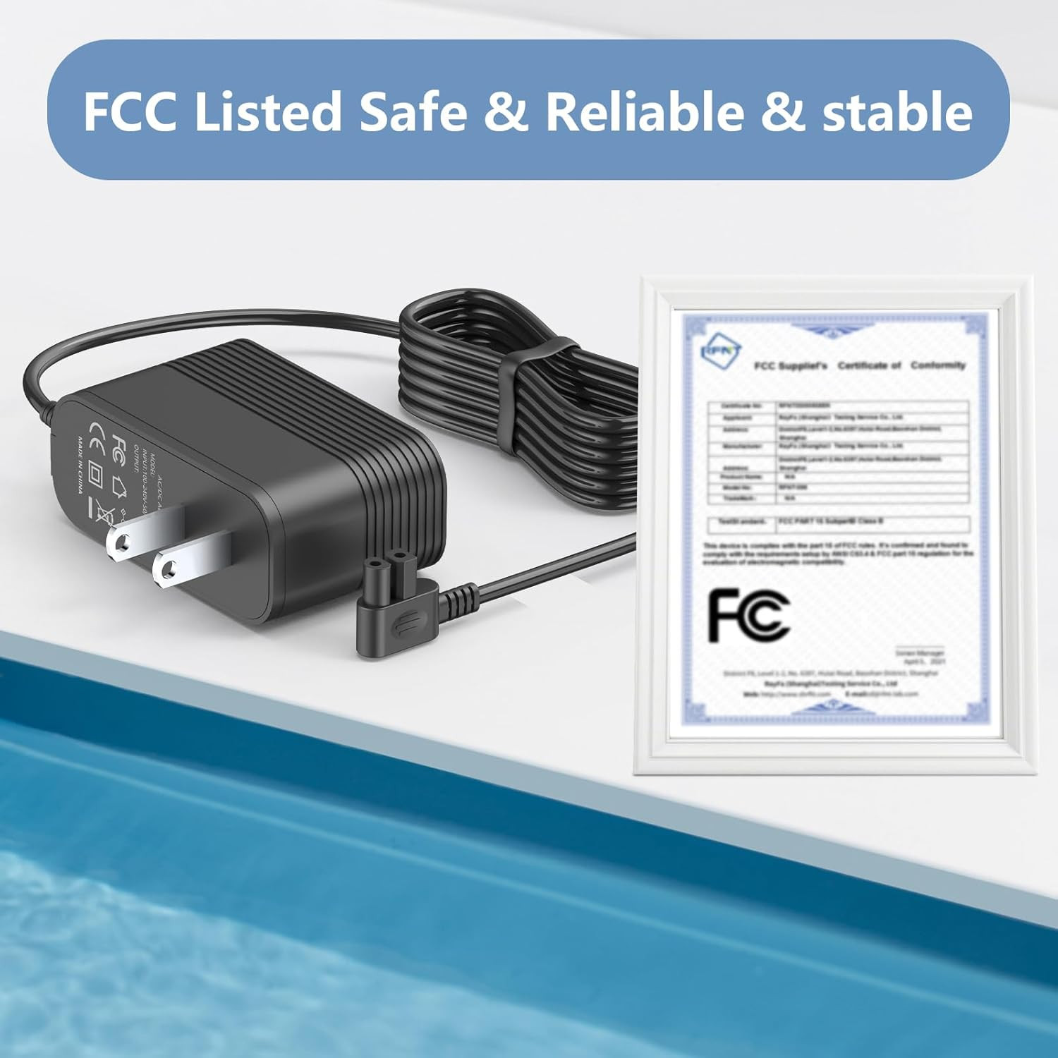 12.6V Quick Charger for AIPER Robotic Pool Cleaner Compatible with Scuba SE