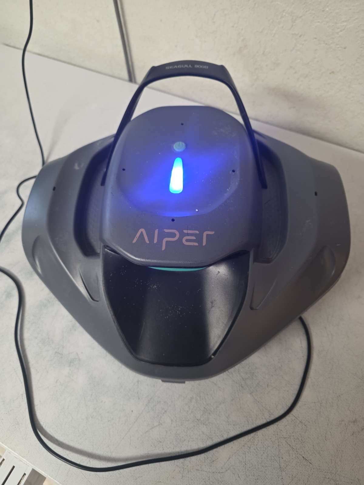 Aiper SEAGULL 800B Cordless Robotic Pool Cleaner Vacuum Above Ground Black