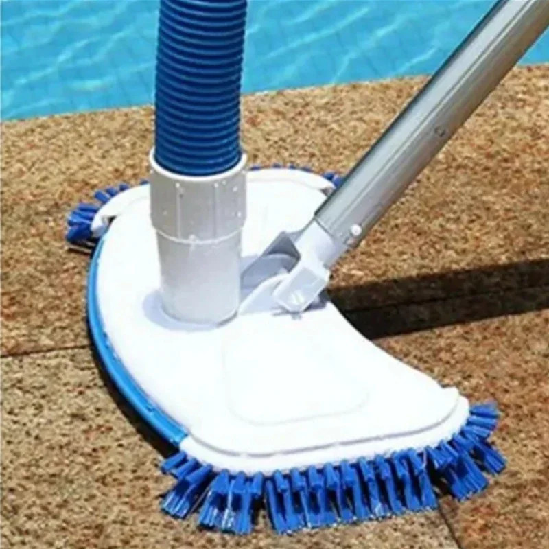 Curved Vacuum Cleaner Suction Head Swimming Pool Cleaning Brush Spas Hotel Bath