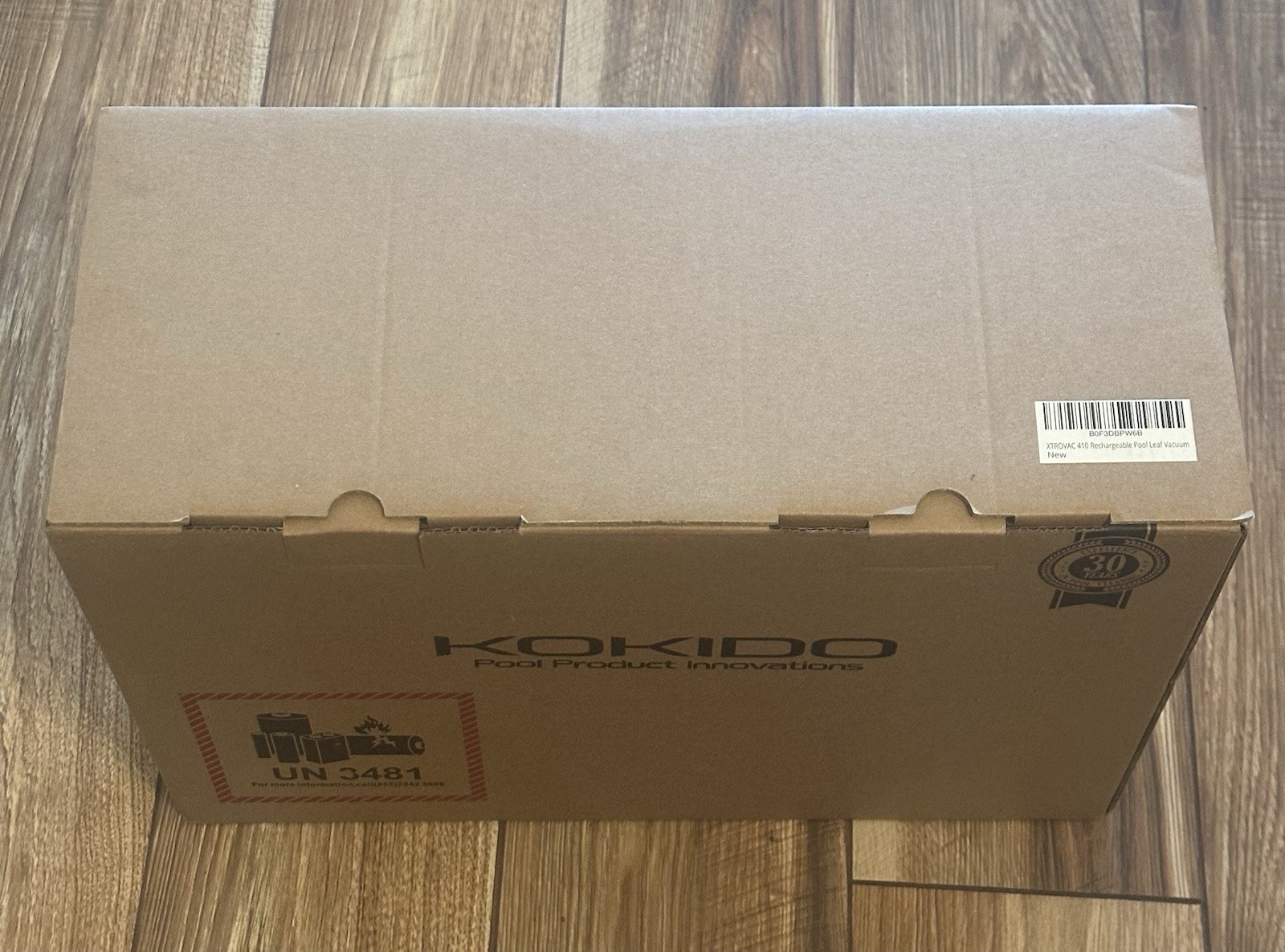 KOKIDO Xtrovac 410 Rechargeable Cordless Pool Leaf Vacuum New-Open Box