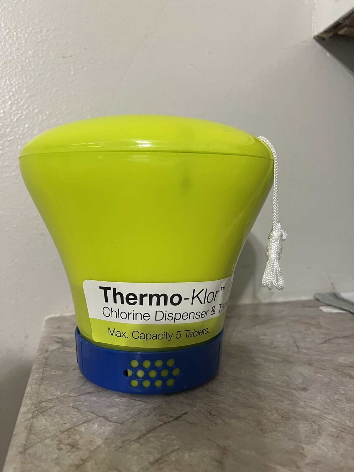 Kokido Kokido Thermo Klor Chemical Dispenser, Green Thermometer-5 Tablets