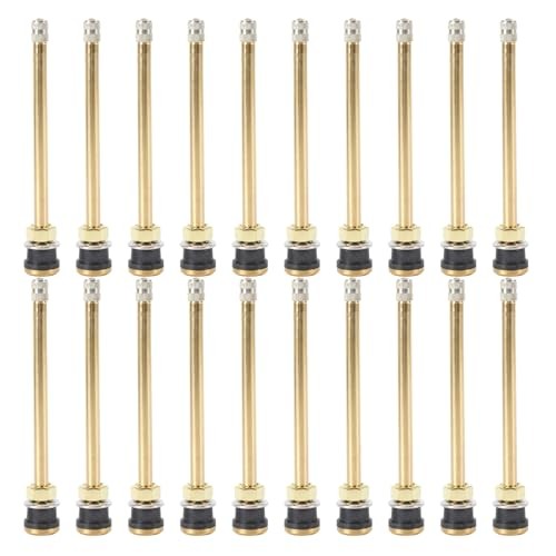 20 Pcs 5in Clamp in Truck Valve Stems, Truck Tire Valve Stems Straight Truck