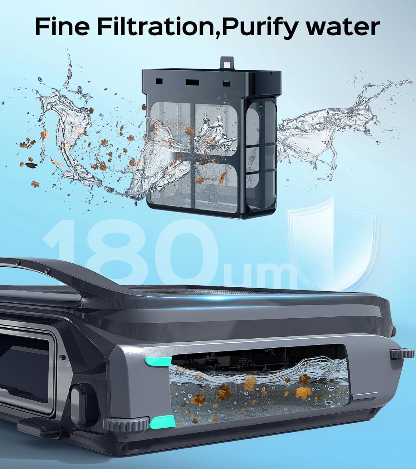 WYBOT F1 Pool Skimmer Robot Cleaner App Remote Control Automatic Pool Cleaner
