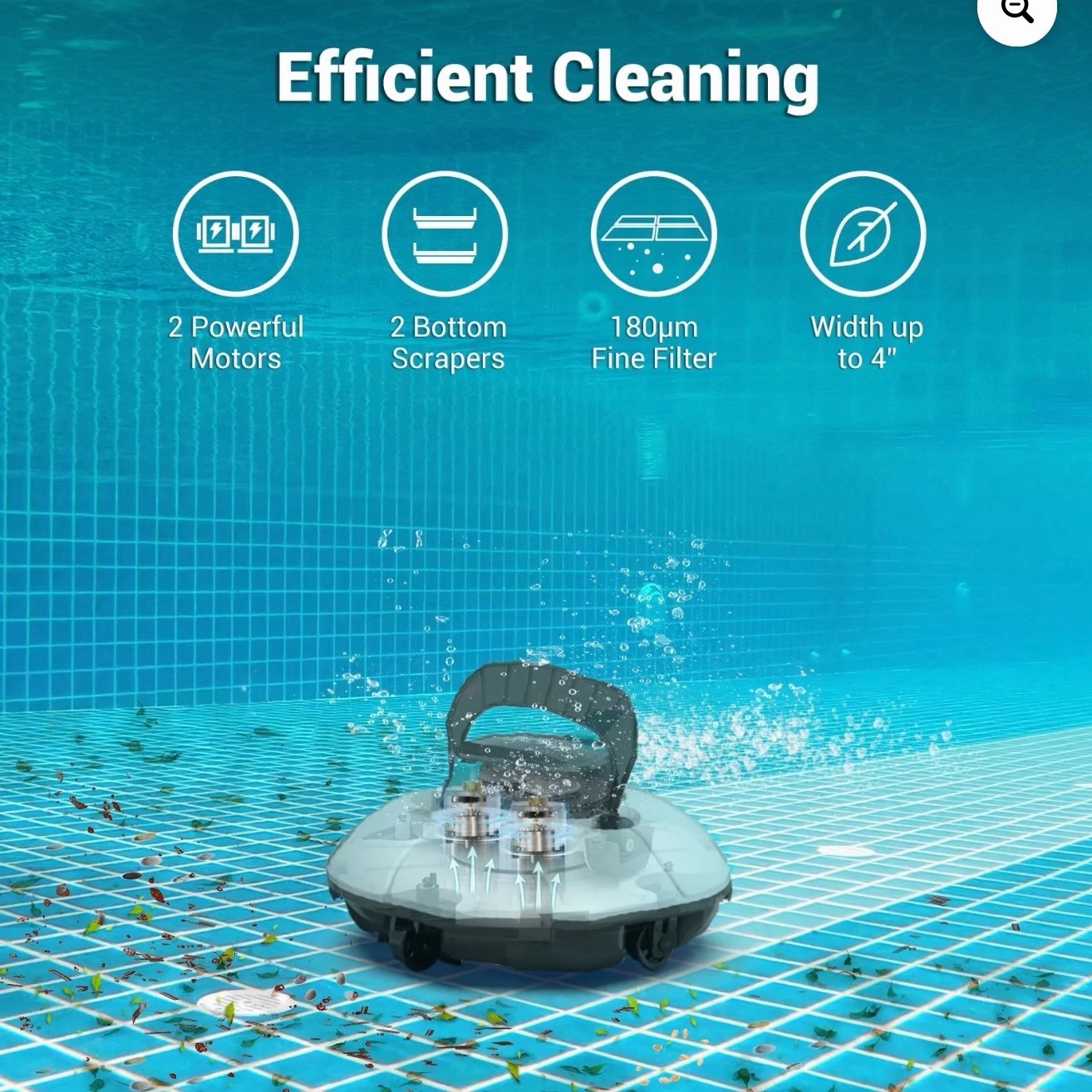 NEW Aiper Seagull Plus for Above Ground Pool Cordless Robotic Pool Cleaner