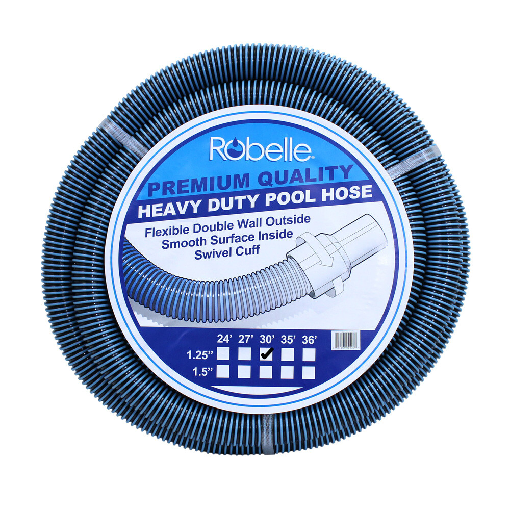 Robelle Spiral Vacuum Hose: 25′ x 1.5″