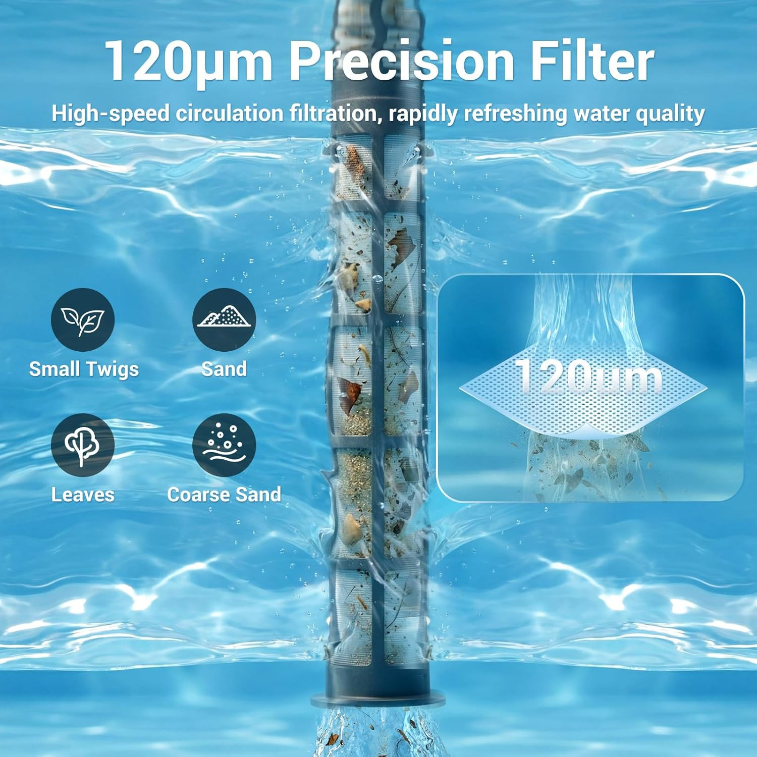 MUTAOMWY Hot Tub Vacuum,Cordless Handheld Pool Vacuum Cleaner – Pool Cleaner for